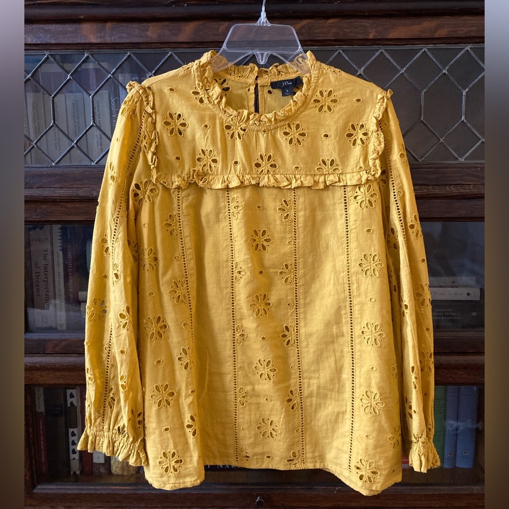 J.Crew Eyelet Blouse